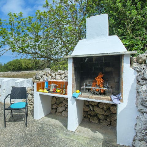 Grill up some local meats and veggies on the traditional barbecue