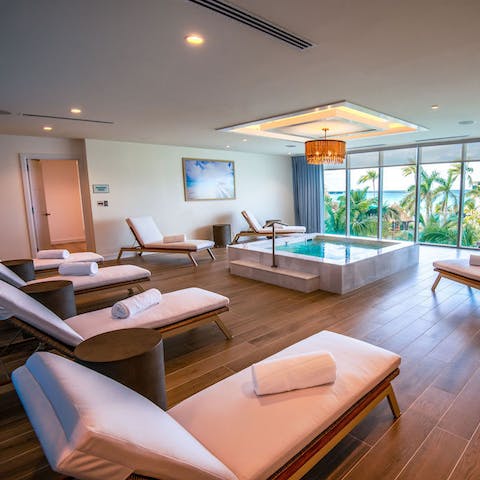Unwind in the spa