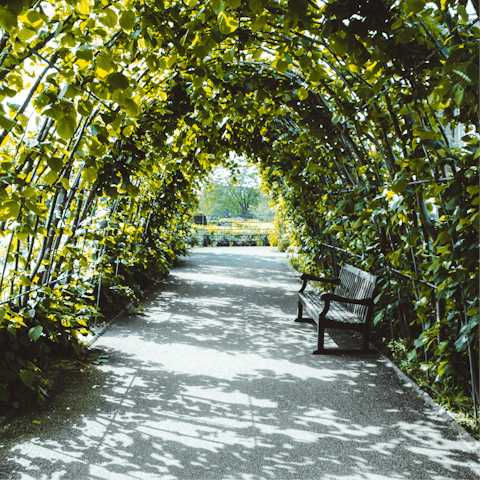 Take a stroll through leafy Queen's Park, reachable on foot