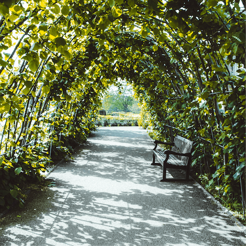 Take a stroll through leafy Queen's Park, reachable on foot