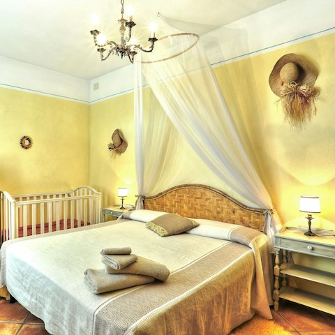 Drift off in the dreamy bed for a great night's sleep