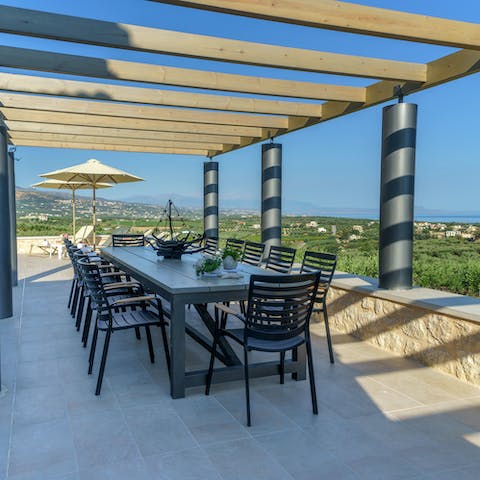Soak up gorgeous views of the Med as you dine on smoky dishes straight from the barbecue