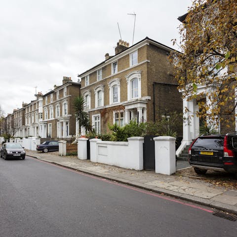 Stay on one of Chelsea's pretty and peaceful surburbian streets