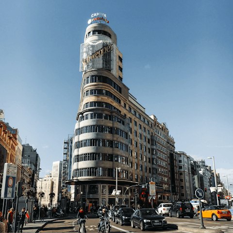 Splash some cash on Gran Via – it’s only 300m away