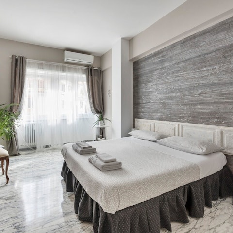 Wake up refreshed in bright, airy bedrooms