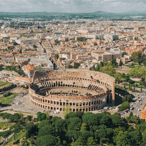 Reach Rome’s city centre via a quick 15-minute metro ride