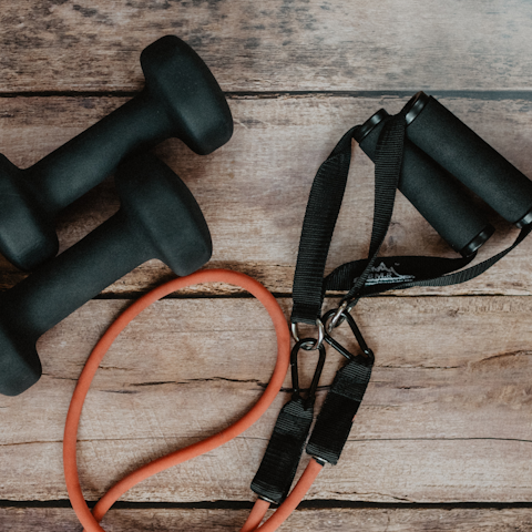 Keep up your morning fitness routine in the on-site gym