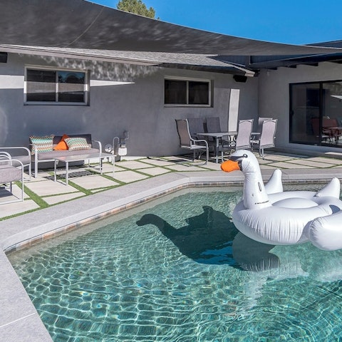 Cool off with a dip in the pool