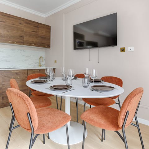 Enjoy a croissant for breakfast from one of the local bakeries