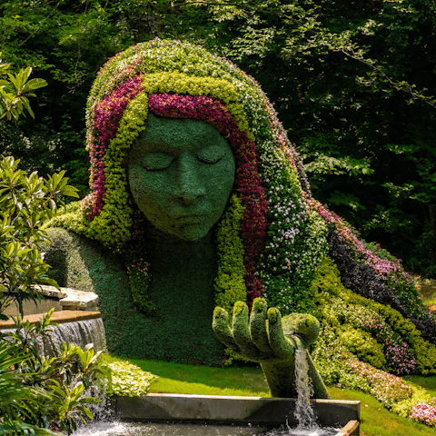 Stroll through the beautiful Atlanta Botanical Garden, only a short trip away
