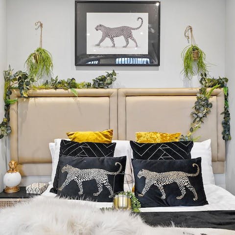 Fall into your cosy bed, and feast your eyes on all the little design details that make this home so unique