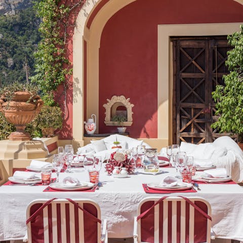 Look forward to dining in the sunshine with your nearest and dearest