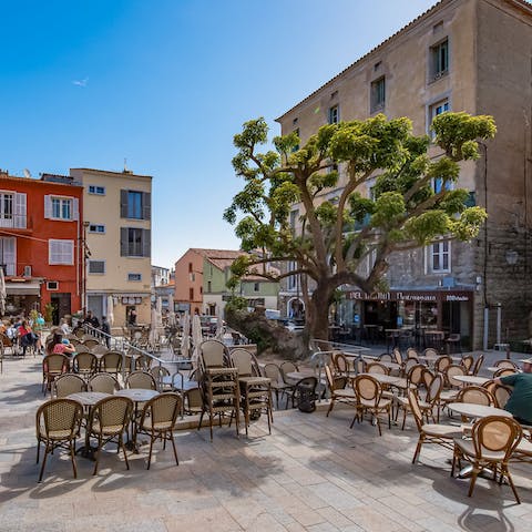 Mix with the locals in Porto-Vecchio Old Town