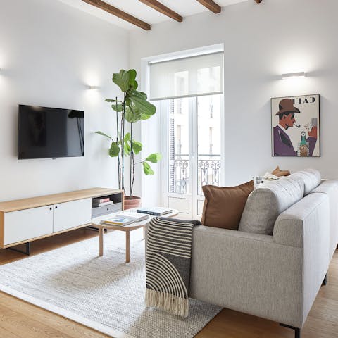 Relax and switch off at home after a day of exploring