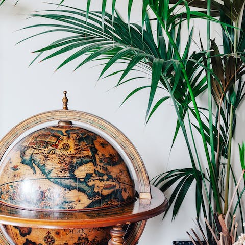 Bask in a home packed with quirky antiques and plenty of character