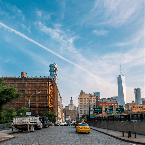 Head out and explore trendy Tribeca right on your doorstep