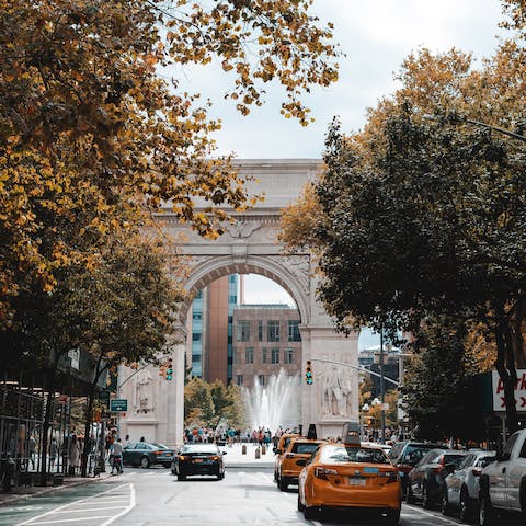 Explore New York from this desirable Greenwich Village location