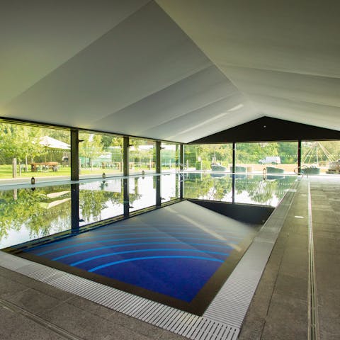 Savour total relaxation in the resident pool and spa