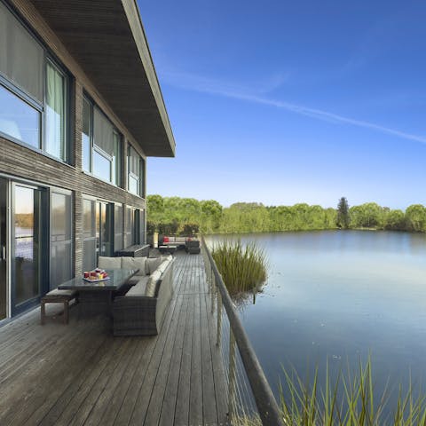 Find the perfect spot for evening drinks on the terrace