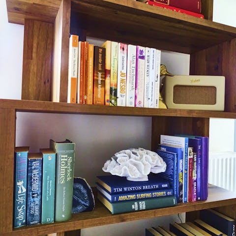 Pick your next holiday read from the little library of books