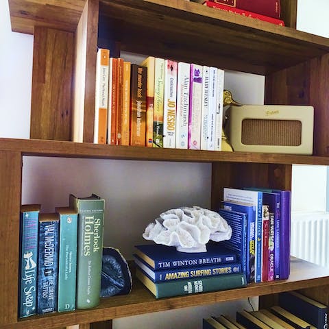 Pick your next holiday read from the little library of books
