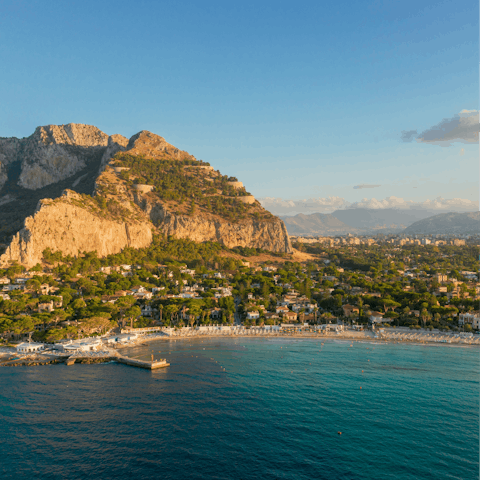 Visit Mondello (twenty-five minutes away) for a beach day