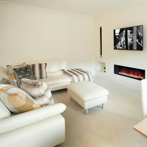 Get your glow on beside the fire after long country walks