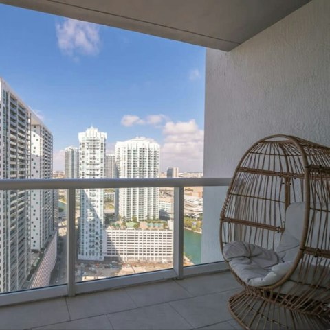 Sip your morning coffee on the balcony before heading out for the day