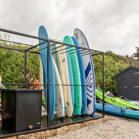 Take the surfboards to the beaches on the North Coast