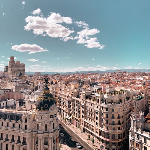 Head for the centre of Madrid, a short Metro ride away