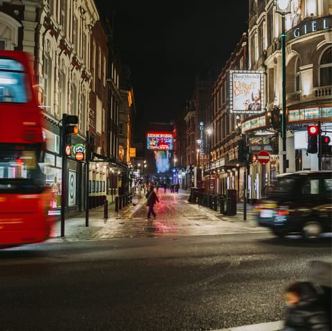 Catch a show in the West End at one of the nearby theatres