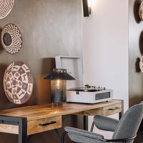 Work from home at the dedicated office space
