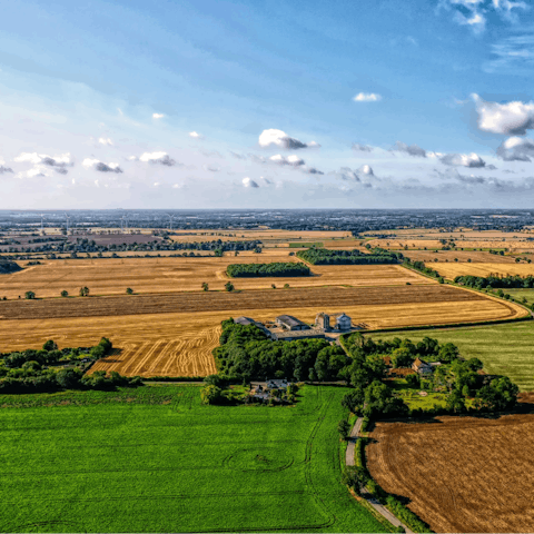 Stay in the heart of the idyllic Suffolk countryside, just a ten-minute drive from Lavenham