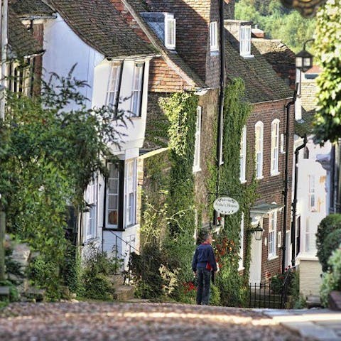 Visit the cobbled streets of Rye