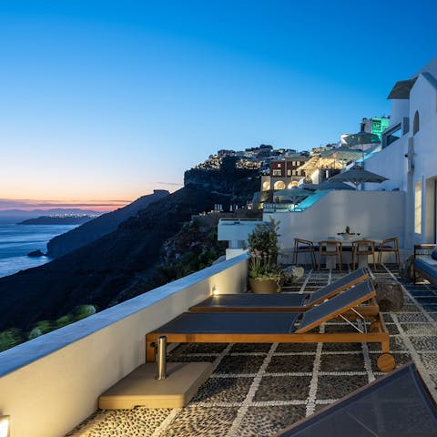 Grab a blanket and lounge underneath the stars