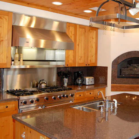 Cook up a storm in the state-of-the-art kitchen