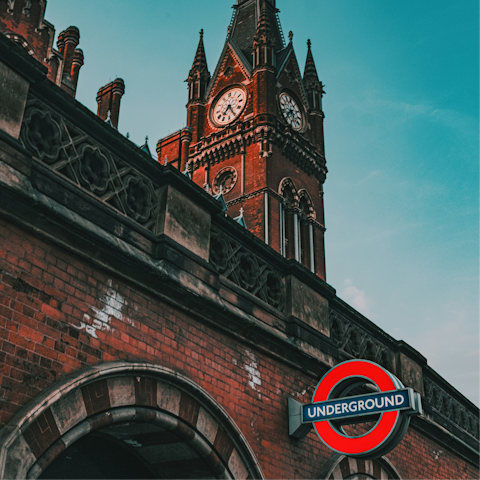 Hop on the train at King's Cross and zip across London