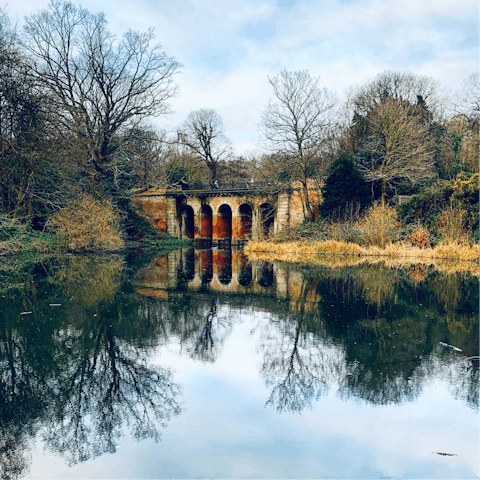 Travel fifteen minutes on the Overground for a dip at Hampstead Heath