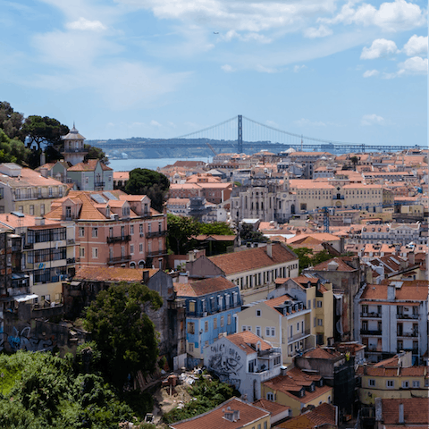 Soak up the beauty of Lisbon from the Graça neighbourhood