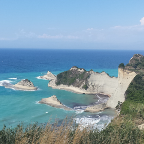 Visit Agios Giordios beach, just over 1 kilometre away