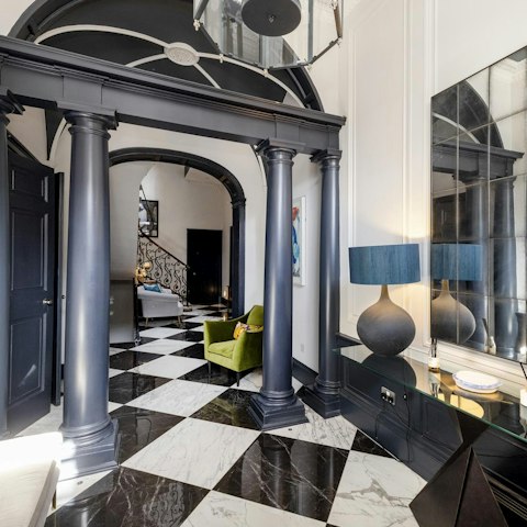 Take in the grandeur of the home's incredible architectural details