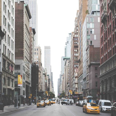 Explore Manhattan from your excellent location