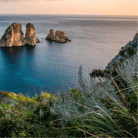 Explore all that Sicily has to offer, including Trapani 15 kilometres away