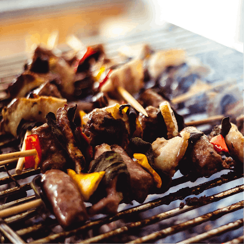 Grill up a lovely piece of fish on the barbecue for lunch
