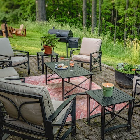 Fire up the barbecue for a relaxed alfresco dinner