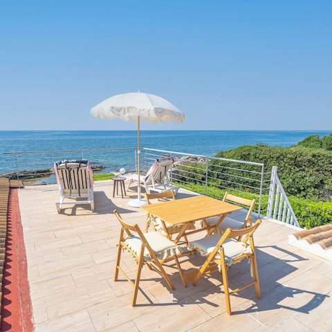 Savour sea views from the private roof terrace