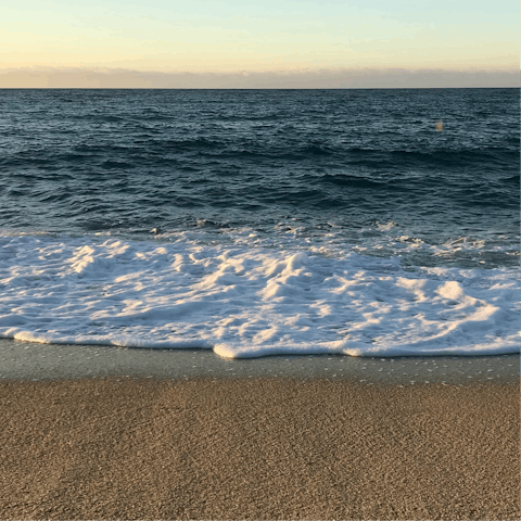 Mosey down to the sheltered bay of Vathi, just a ten-minute stroll away