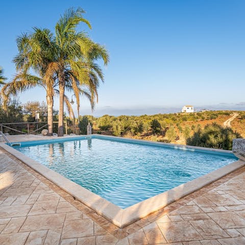 Soak up the sunshine and scenic views from the swimming pool