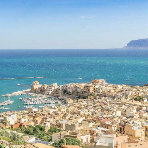 Plan a day trip to the historic harbour town of Castellammare del Golfo