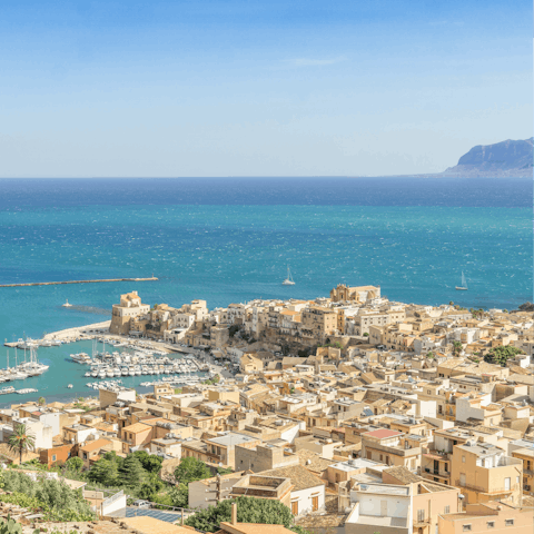 Plan a day trip to the historic harbour town of Castellammare del Golfo